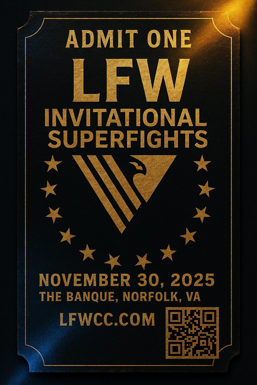 LFW Superfight Event Ticket 1 LFW Superfight Event Ticket